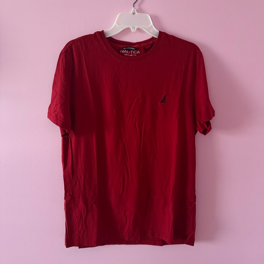 Nautica Red Short Sleeve Tee